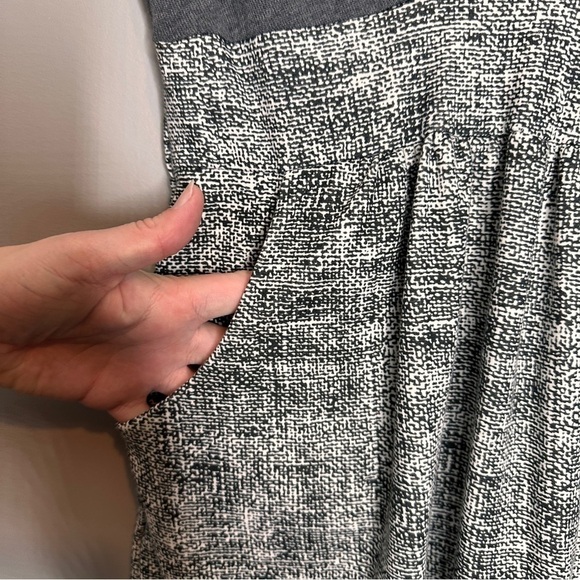 My story gray mini faux wrap dress - Picture 2 of 6